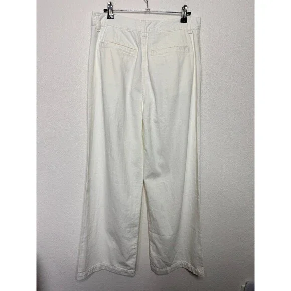 Madewell W28 The Harlow Wide Leg Jean Tile White Cotton Airy Denim Edition NWT - Picture 14 of 14
